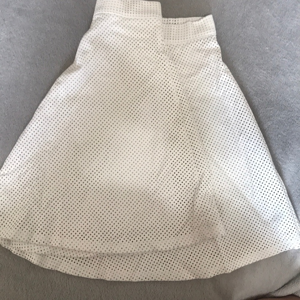 white skirt